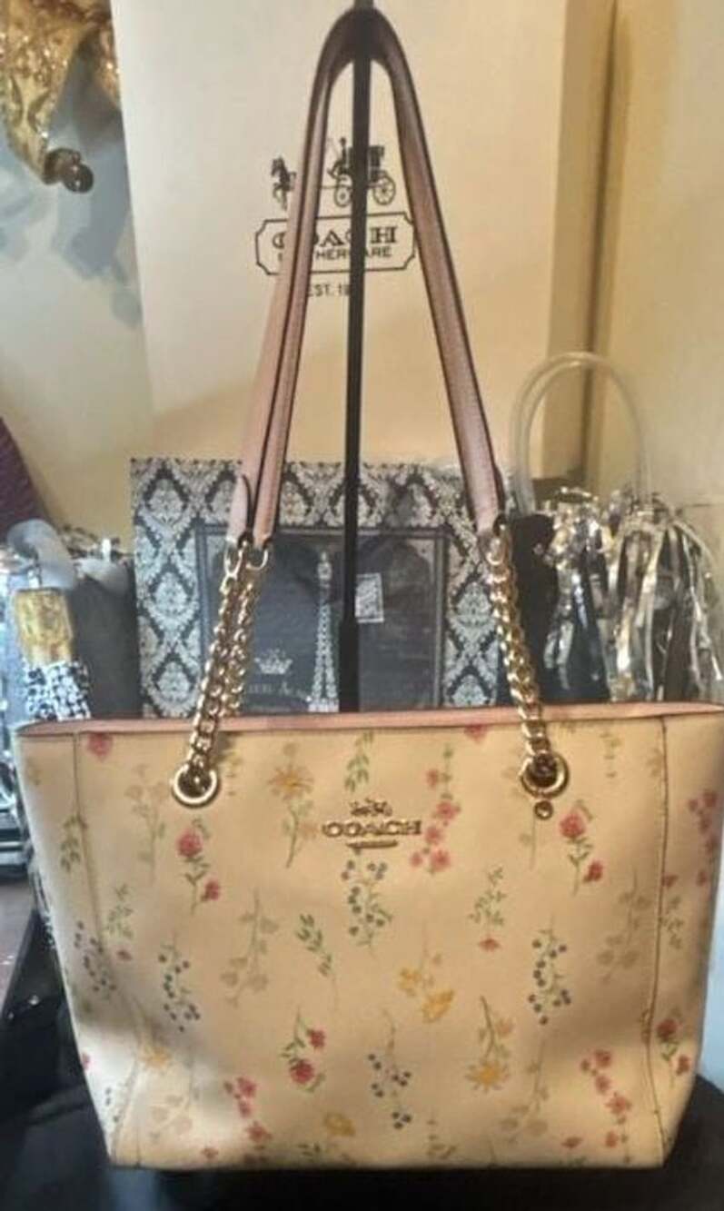 Coach Marlie Tote Floral Print